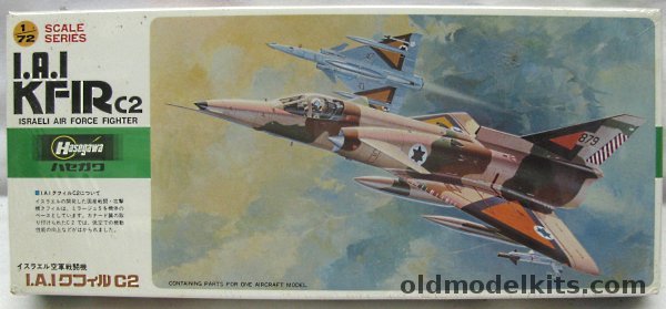 Hasegawa 1/72 IAI Kfir C-2 Lion Cub, D15 plastic model kit